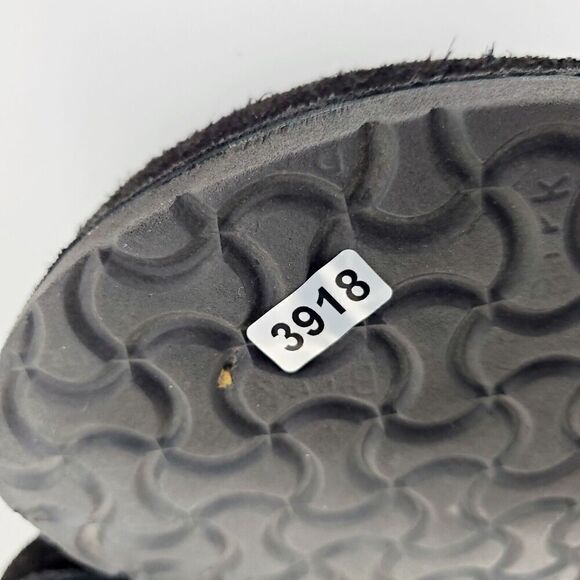 Birkenstock Zermatt Shearling Clogs 44 Mens 11 Black Suede Slip On‎ Lined Shoes - Picture 15 of 15